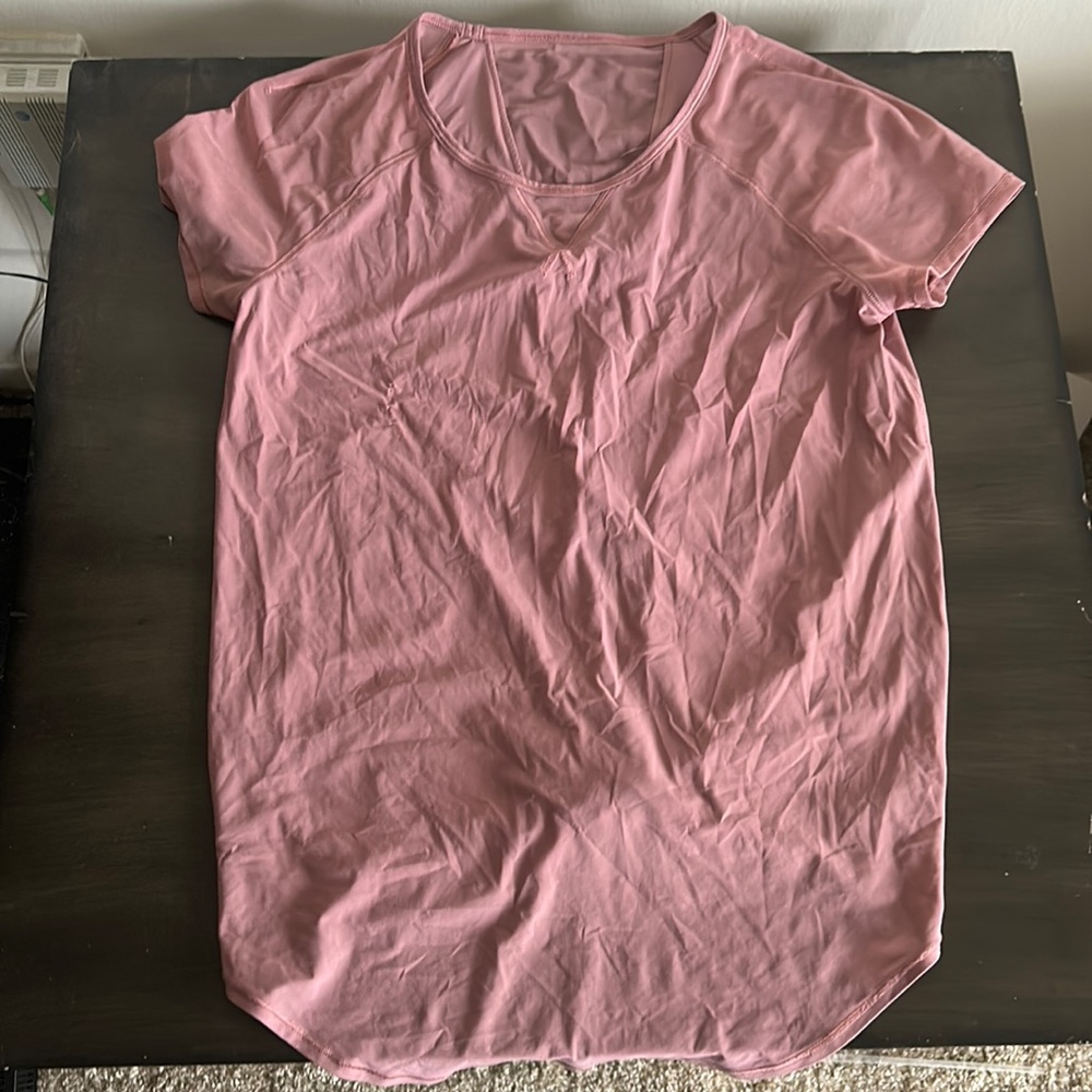 Pink lululemon shirt